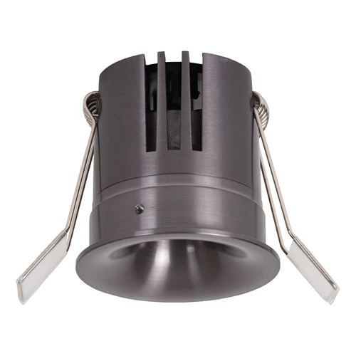 Lucide SNAX - Recessed spotlight - Ø 6 cm - LED Dim. - CCT - 1x8W 2700K/4000K - Satin Gun Metal | Premium - turned off